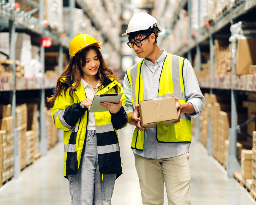 Warehouse workers 