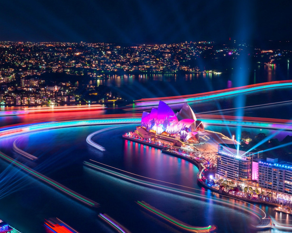 Sydney Opera house vivid sydney display