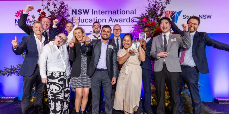 Winners at 2023 NSW International Student Awards